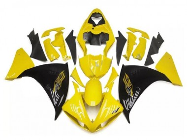 Affordable 2009-2011 Yellow Black Yamaha YZF R1 Motorcycle Fairings & Bodywork Canada