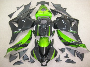 Affordable 2009-2012 Black Green Honda CBR600RR Motorcycle Fairings Canada