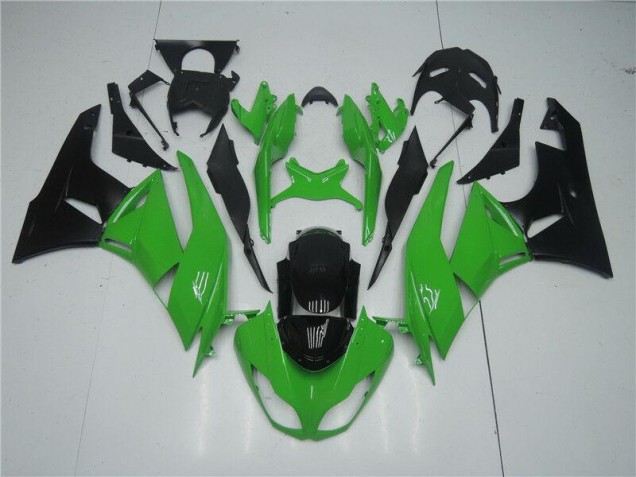 Affordable 2009-2012 Green Black Kawasaki Ninja ZX6R Motorcycle Fairings Canada Affordable 2009-2012 Green Black Kawasaki Ninja ZX6R Motorcycle Fairings Canada