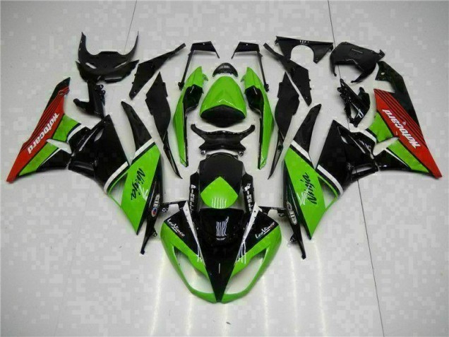 Affordable 2009-2012 Green Black Red Kawasaki Ninja ZX6R Motorcycle Fairings Canada Affordable 2009-2012 Green Black Red Kawasaki Ninja ZX6R Motorcycle Fairings Canada