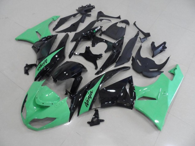 Affordable 2009-2012 Metallic Green Kawasaki Ninja ZX6R Motorcycle Fairings Canada Affordable 2009-2012 Metallic Green Kawasaki Ninja ZX6R Motorcycle Fairings Canada