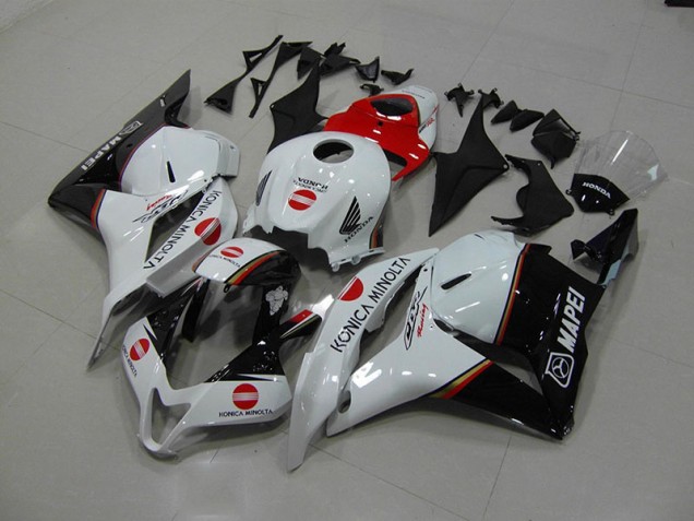 Affordable 2009-2012 Red Konica Minolta Honda CBR600RR Motorcycle Fairings Canada