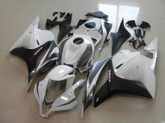 Affordable 2009-2012 White Black Grey Honda CBR600RR Motorcycle Fairings Canada Affordable 2009-2012 White Black Grey Honda CBR600RR Motorcycle Fairings Canada