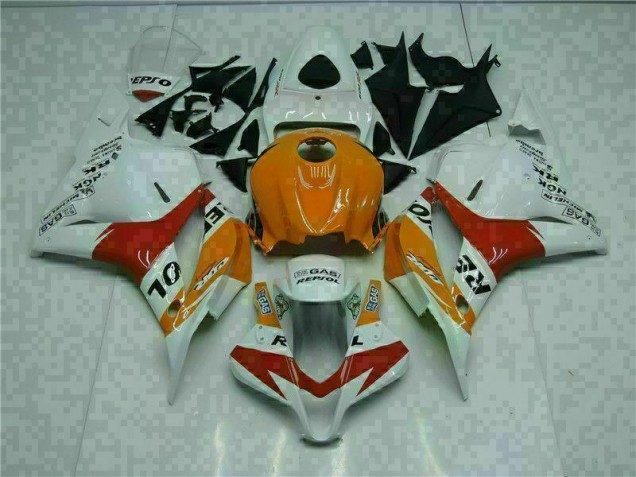 Affordable 2009-2012 White Orange Honda CBR600RR Motorcycle Fairings Canada Affordable 2009-2012 White Orange Honda CBR600RR Motorcycle Fairings Canada
