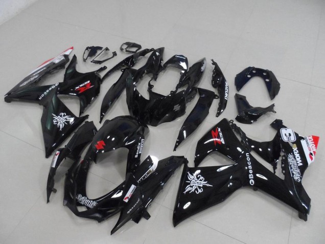 Affordable 2009-2016 Black Beacon Suzuki GSXR 1000 Motorcycle Fairings Canada Affordable 2009-2016 Black Beacon Suzuki GSXR 1000 Motorcycle Fairings Canada