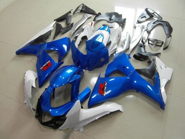 Affordable 2009-2016 Blue and White OEM Style Suzuki GSXR 1000 Motorcycle Fairings & Bodywork Canada