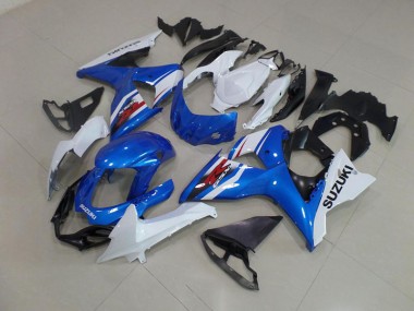 Affordable 2009-2016 Blue White Suzuki GSXR 1000 Motorcycle Fairings Canada