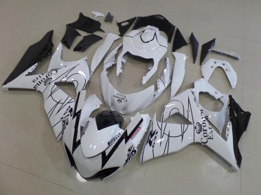 Affordable 2009-2016 White Corona Race Suzuki GSXR 1000 Motorcycle Fairings Canada