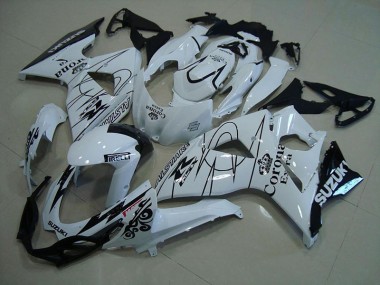 Affordable 2009-2016 White Corona Suzuki GSXR 1000 Motorcycle Fairings Canada