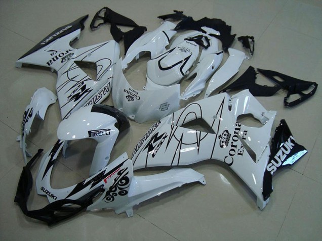 Affordable 2009-2016 White Corona Suzuki GSXR 1000 Motorcycle Fairings Canada Affordable 2009-2016 White Corona Suzuki GSXR 1000 Motorcycle Fairings Canada