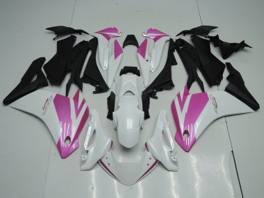 Affordable 2011-2013 White Pink Honda CBR250RR Motorcycle Fairings Canada