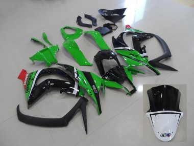 Affordable 2011-2015 Green and Black Kawasaki Ninja ZX10R Motorcycle Fairings & Bodywork Canada