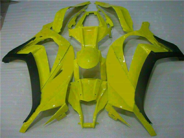 Affordable 2011-2015 Yellow Kawasaki Ninja ZX10R Motorcycle Fairings Canada