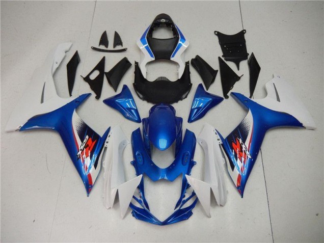 Affordable 2011-2020 Blue White Suzuki GSXR 600/750 Full Fairing Kit Canada Affordable 2011-2020 Blue White Suzuki GSXR 600/750 Full Fairing Kit Canada
