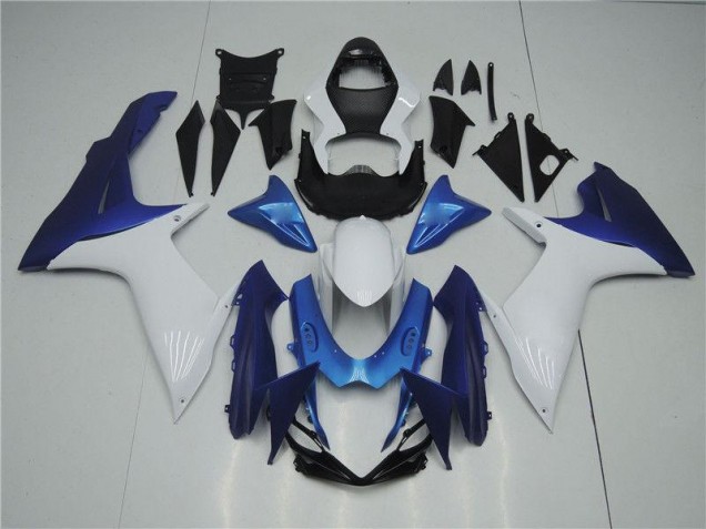 Affordable 2011-2020 White Blue Suzuki GSXR 600/750 Motorcycle Fairings Canada Affordable 2011-2020 White Blue Suzuki GSXR 600/750 Motorcycle Fairings Canada