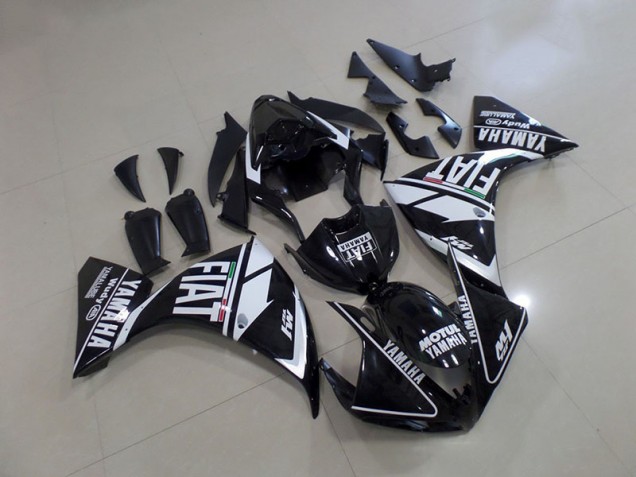 Affordable 2012-2014 Black White Fiat Yamaha YZF R1 Motorcycle Fairings & Bodywork Canada Affordable 2012-2014 Black White Fiat Yamaha YZF R1 Motorcycle Fairings & Bodywork Canada