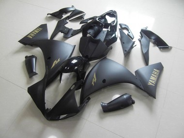 Affordable 2012-2014 Matte Black Gold Sticker Yamaha YZF R1 Motorcycle Fairings Canada