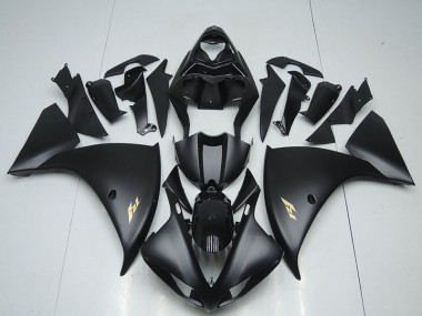 Affordable 2012-2014 Matte Black Sticker Yamaha YZF R1 Motorcycle Fairings Canada