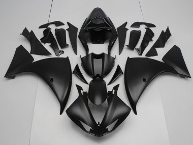 Affordable 2012-2014 Matte Black Yamaha YZF R1 Motorcycle Fairings Canada