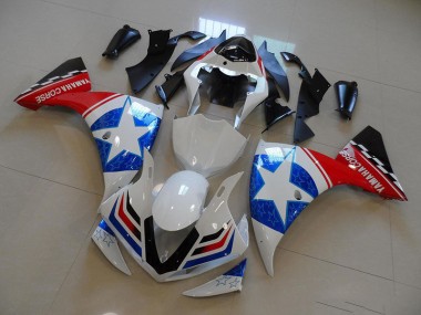 Affordable 2012-2014 White Black Ducati Star Yamaha YZF R1 Motorcycle Fairings Canada
