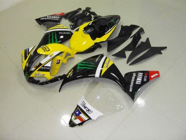 Affordable 2012-2014 Yellow Monster Yamaha YZF R1 Motorcycle Fairings Canada