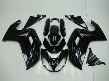 Affordable 2012-2016 Glossy Black Kawasaki Ninja EX650 Motorcycle Fairings Canada