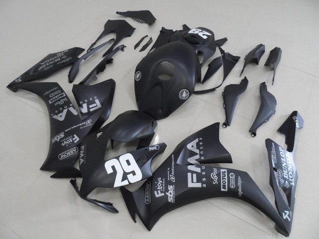 Affordable 2012-2016 Matte Black Grey Decals Honda CBR1000RR Motorcycle Fairings Canada Affordable 2012-2016 Matte Black Grey Decals Honda CBR1000RR Motorcycle Fairings Canada
