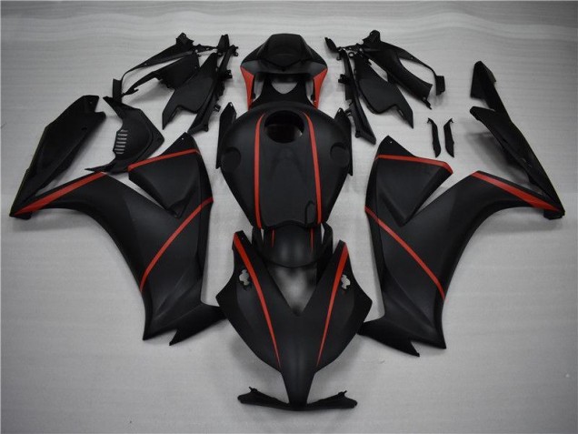 Affordable 2012-2016 Matte Black Red Honda CBR1000RR Motorcycle Fairings Canada Affordable 2012-2016 Matte Black Red Honda CBR1000RR Motorcycle Fairings Canada