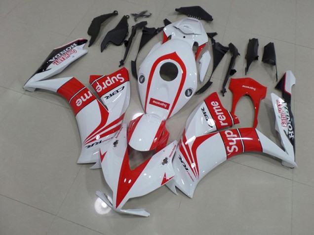 Affordable 2012-2016 Red and White Supreme Honda CBR1000RR Motorcycle Fairings Canada Affordable 2012-2016 Red and White Supreme Honda CBR1000RR Motorcycle Fairings Canada