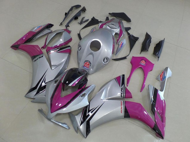 Affordable 2012-2016 Silver Pink Honda CBR1000RR Motorcycle Fairings Canada Affordable 2012-2016 Silver Pink Honda CBR1000RR Motorcycle Fairings Canada