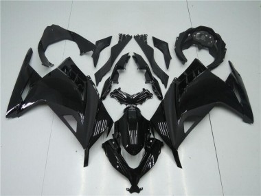 Affordable 2013-2016 Glossy Matte Black Kawasaki Ninja EX300 Motorcycle Fairings Canada