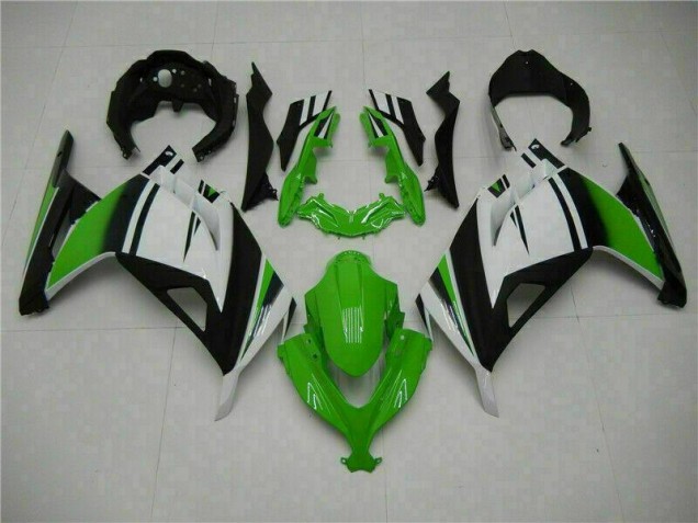 Affordable 2013-2016 Green Black Silver Kawasaki Ninja EX300 Motorcycle Fairings Canada Affordable 2013-2016 Green Black Silver Kawasaki Ninja EX300 Motorcycle Fairings Canada