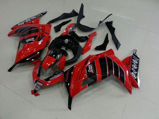Affordable 2013-2016 Red Black Airfore Kawasaki Ninja ZX300R Motorcycle Fairings Canada Affordable 2013-2016 Red Black Airfore Kawasaki Ninja ZX300R Motorcycle Fairings Canada
