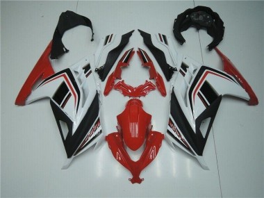 Affordable 2013-2016 Red White Black Kawasaki Ninja EX300 Motorcycle Fairings Canada
