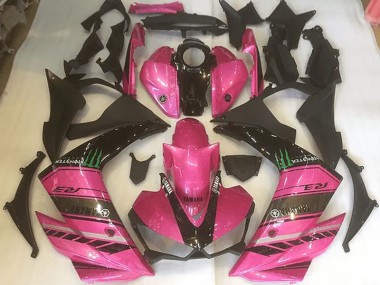 Affordable 2015-2018 Pink and Black Yamaha YZF R3 Motorcycle Fairings Canada