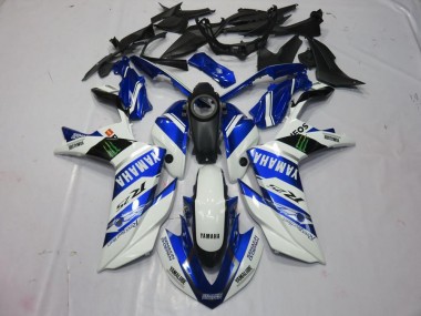 Affordable 2015-2018 White Monster Yamaha YZF R3 Motorcycle Fairings Canada