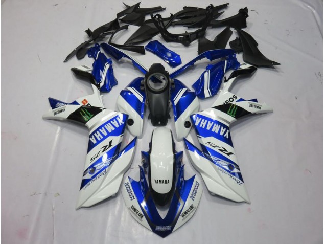 Affordable 2015-2018 White Monster Yamaha YZF R3 Motorcycle Fairings Canada Affordable 2015-2018 White Monster Yamaha YZF R3 Motorcycle Fairings Canada