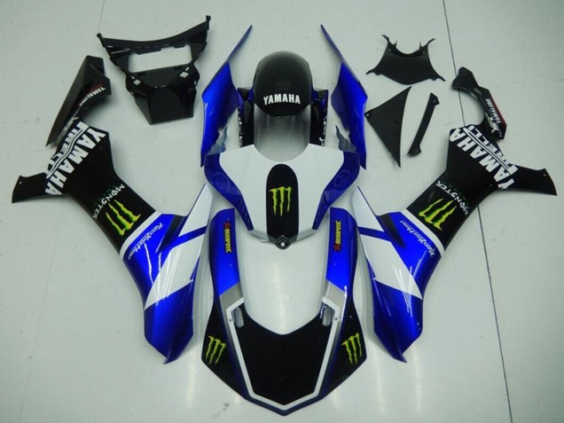 Affordable 2015-2019 Black Blue Monster Yamaha YZF R1 Motorcycle Fairings Canada