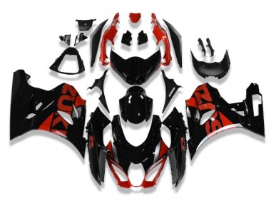 Affordable 2017-2019 Black Red Suzuki GSXR 1000 Motorcycle Fairings Canada