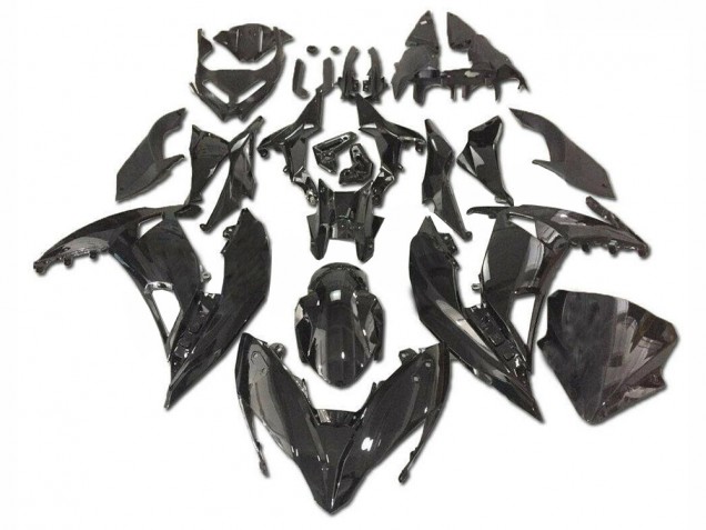 Affordable 2017-2019 Glossy Black Kawasaki Ninja EX650 Motorcycle Fairings Canada Affordable 2017-2019 Glossy Black Kawasaki Ninja EX650 Motorcycle Fairings Canada