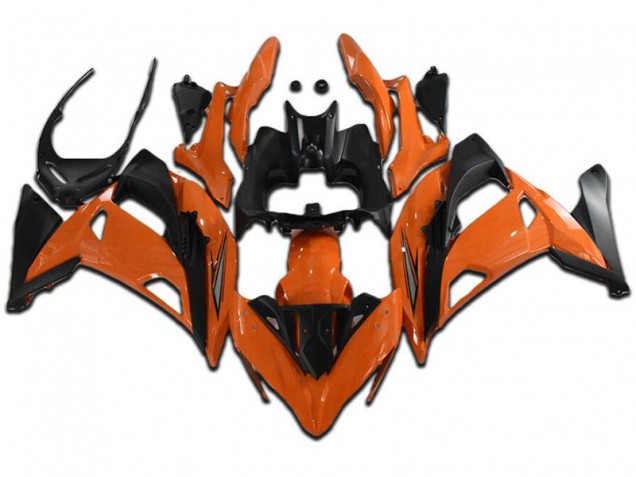 Affordable 2017-2019 Orange Black Kawasaki Ninja EX650 Motorcycle Fairings Canada Affordable 2017-2019 Orange Black Kawasaki Ninja EX650 Motorcycle Fairings Canada